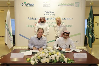 Ministério das Comunicações assina MDE com a OneWeb para acabar com a exclusão digital na Arábia Saudita