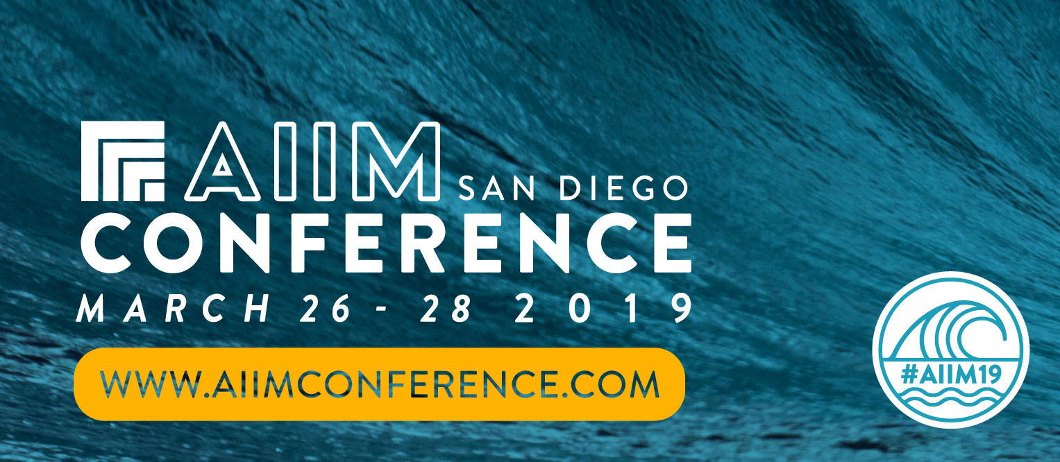 AIIM oferece 15% de desconto para o AIIM Conference 2019