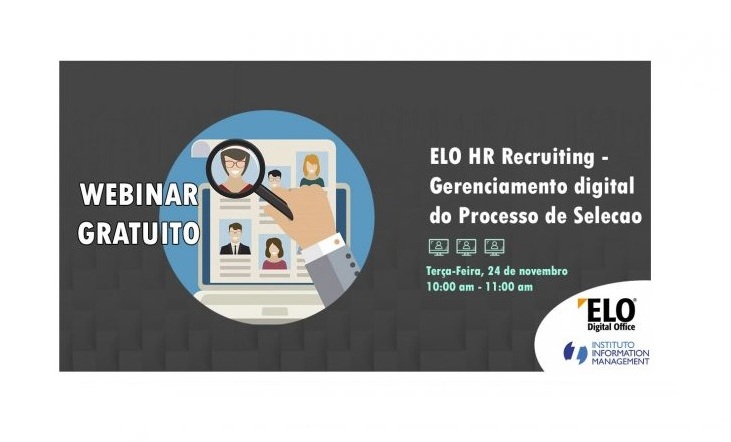 Assista – Webinar: ELO HR Recruiting – Gerenciamento Digital do Processo de Seleção.